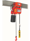 Bison 3-phase electric chain hoist with Motorized Trolley
